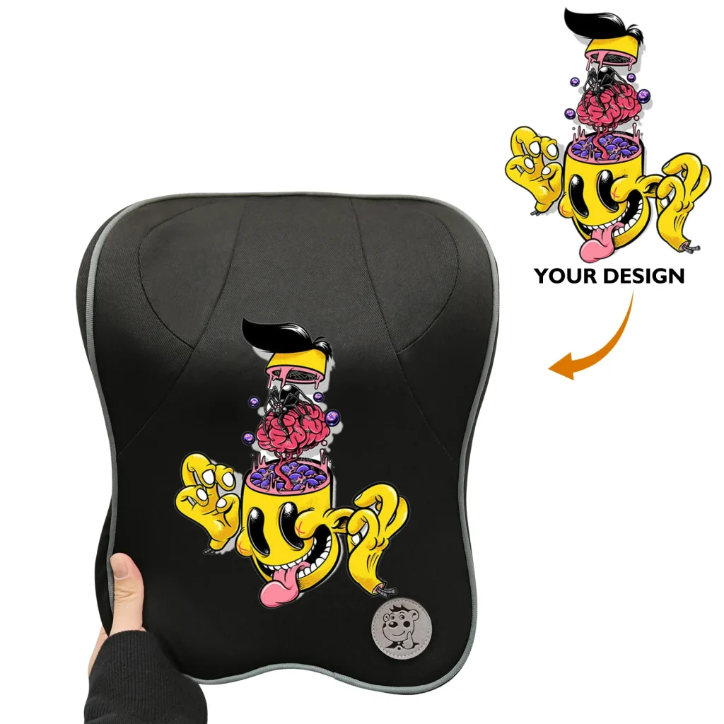 Custom brand pillows, A pattern printed on the pillow