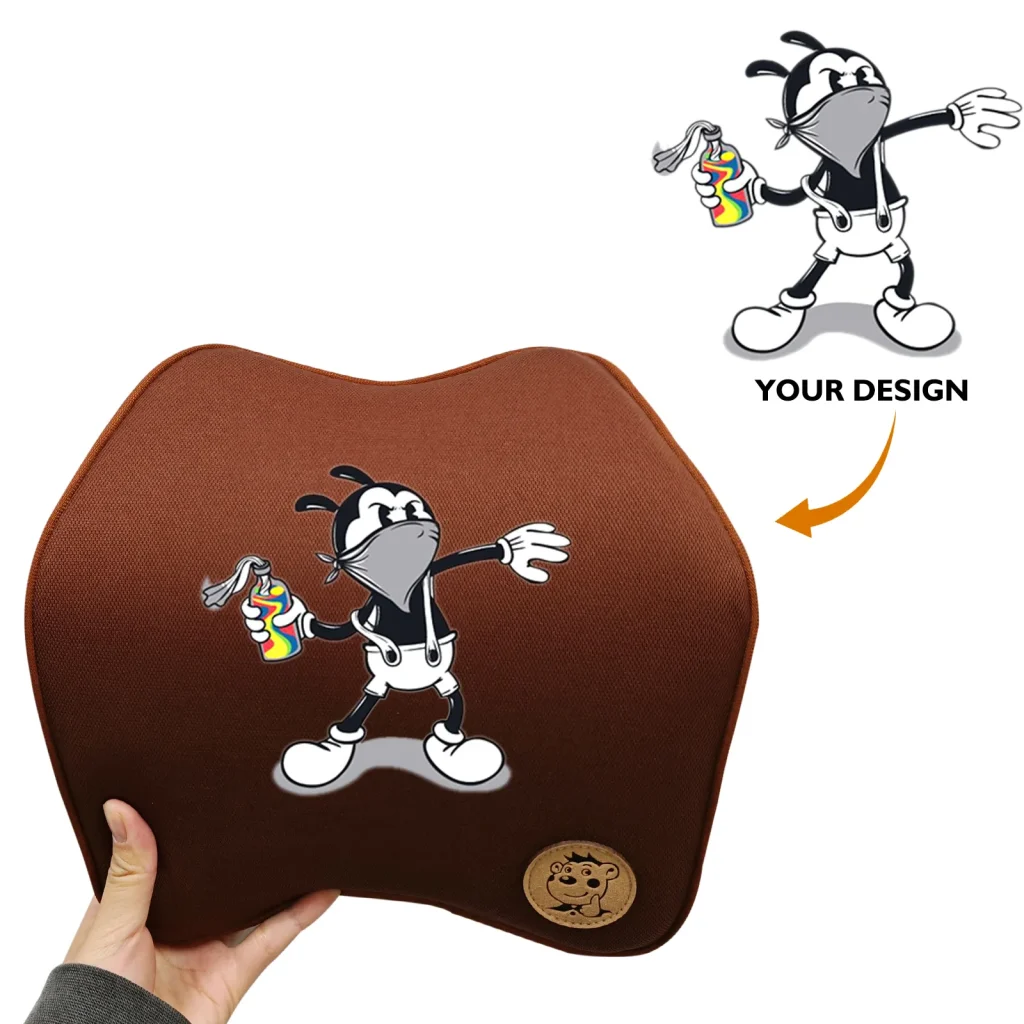 Custom brand pillows, A pattern printed on the pillow