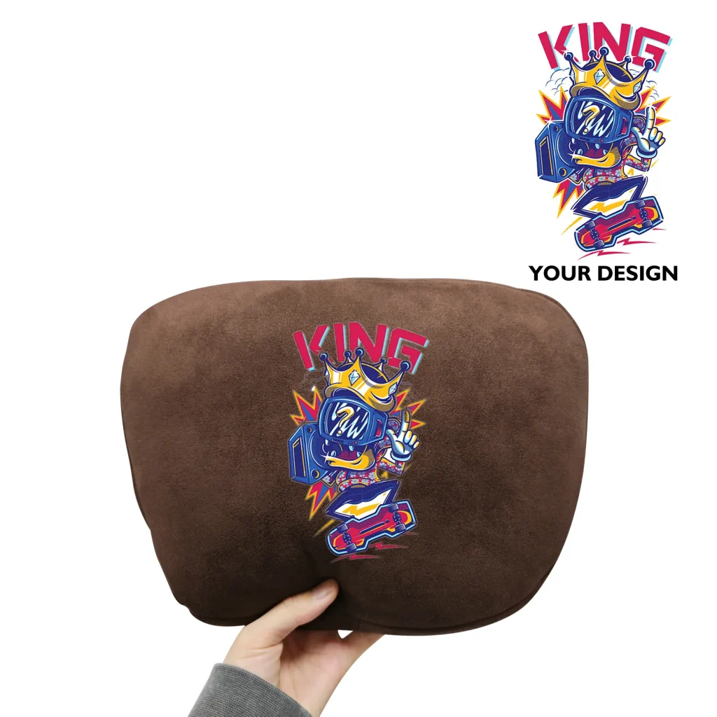 Custom brand pillows, A pattern printed on the pillow