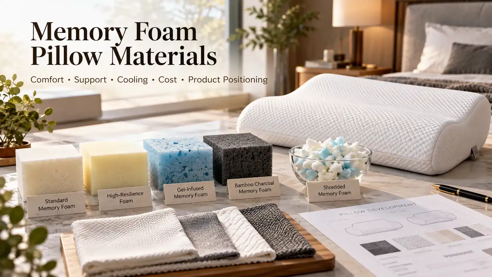 How to Choose Memory Foam for Pillows